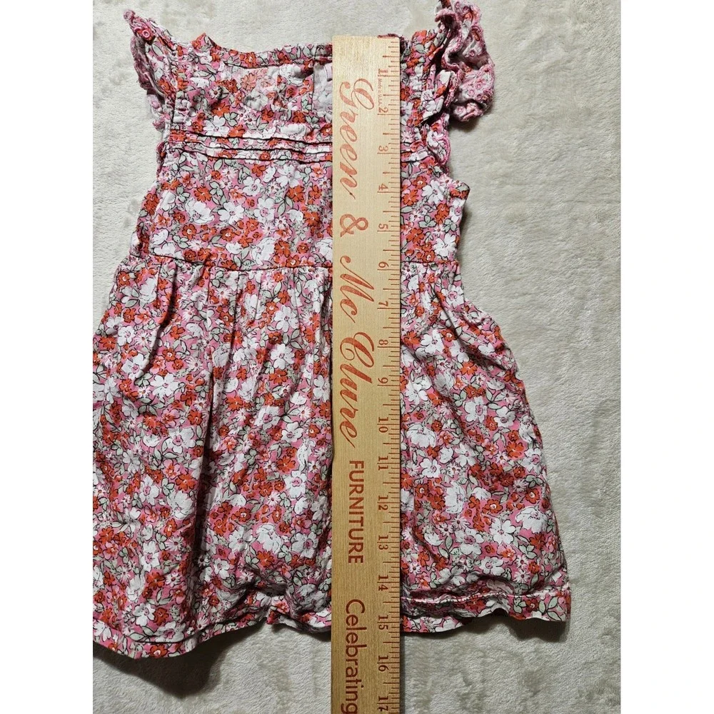 Penelope Mack Baby Girl‎ Floral Dress w/ Bloomers Pink Cotton 12M